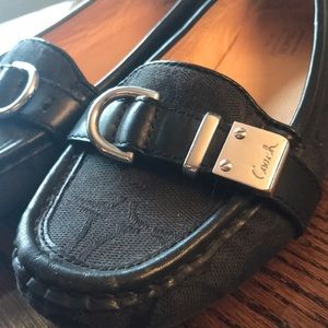 Coach like new black loafers - size 6
